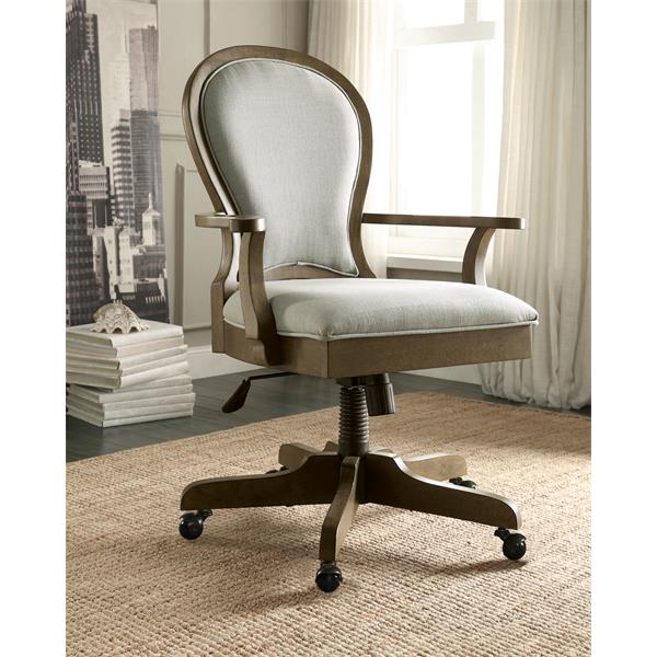 Belmeade Scroll Back Upholstered Desk Chair